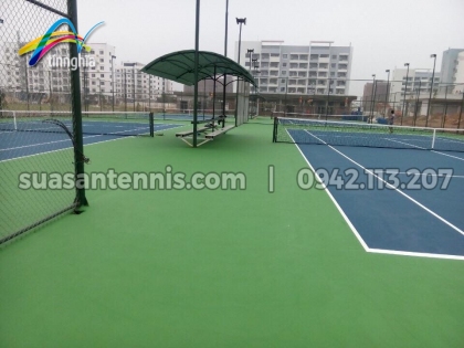 Thi công 04 sân tennis Petrosetco Nghi Sơn - Thanh Hoá