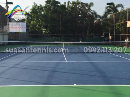 Sơn lại 01 sân tennis Tân Vạn