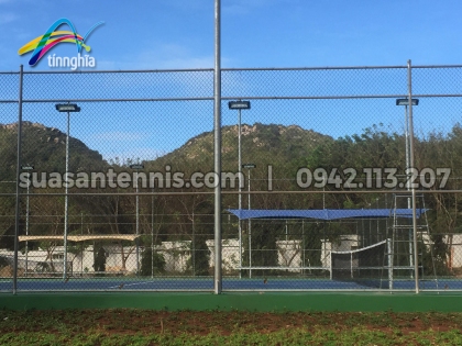 Thi công sân tennis tại Resort Oceanami - Bà Rịa ( Vũng Tàu )