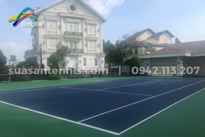 Sửa chữa và sơn lại 3 lớp sơn Master Court biệt thự Tăng Thanh Hà