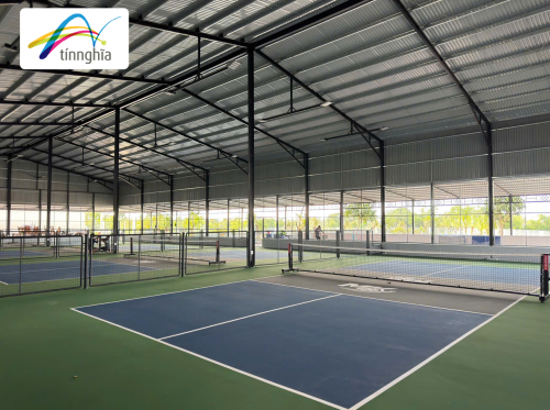 Bàn Giao 4 sân Pickleball cho Chủ đầu tư Anh Thuận ( Nhà xe Hoà Thuận - Giá Rai TP.Cà Mau )