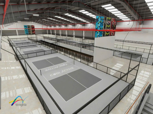 Sửa chữa và sơn lại 7 sân Pickleball Cobe Cần Giuộc