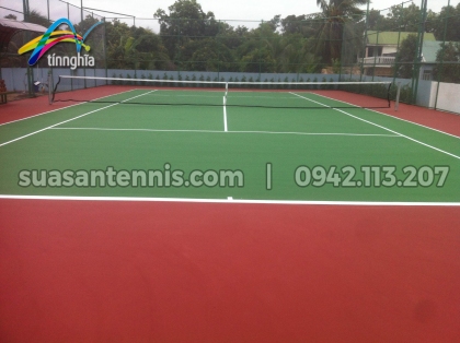 Dự án thi công sân tennis biệt thự quận 9