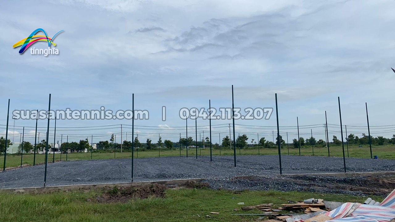 Tín Nghĩa khởi công thi công hai sân tennis KCN Phước Đông, Trảng Bàng 1