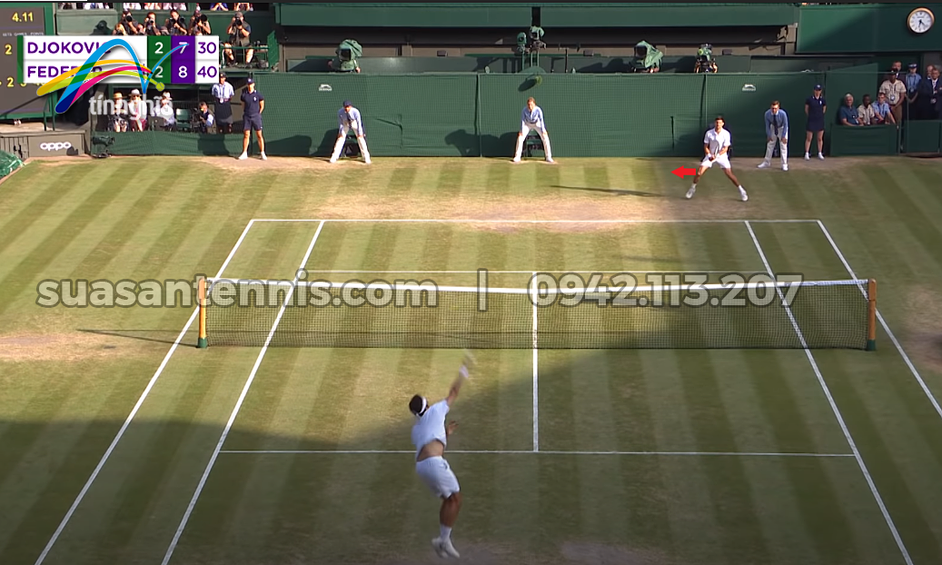 Djokovic và nghệ thuật trả giao bóng 6