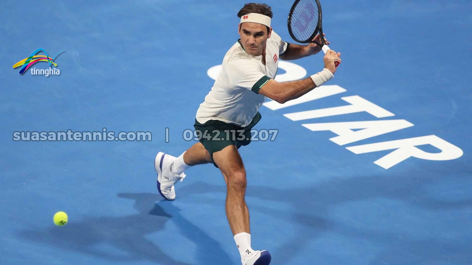 Federer luôn là tay vợt giữ bình tĩnh rất tốt.