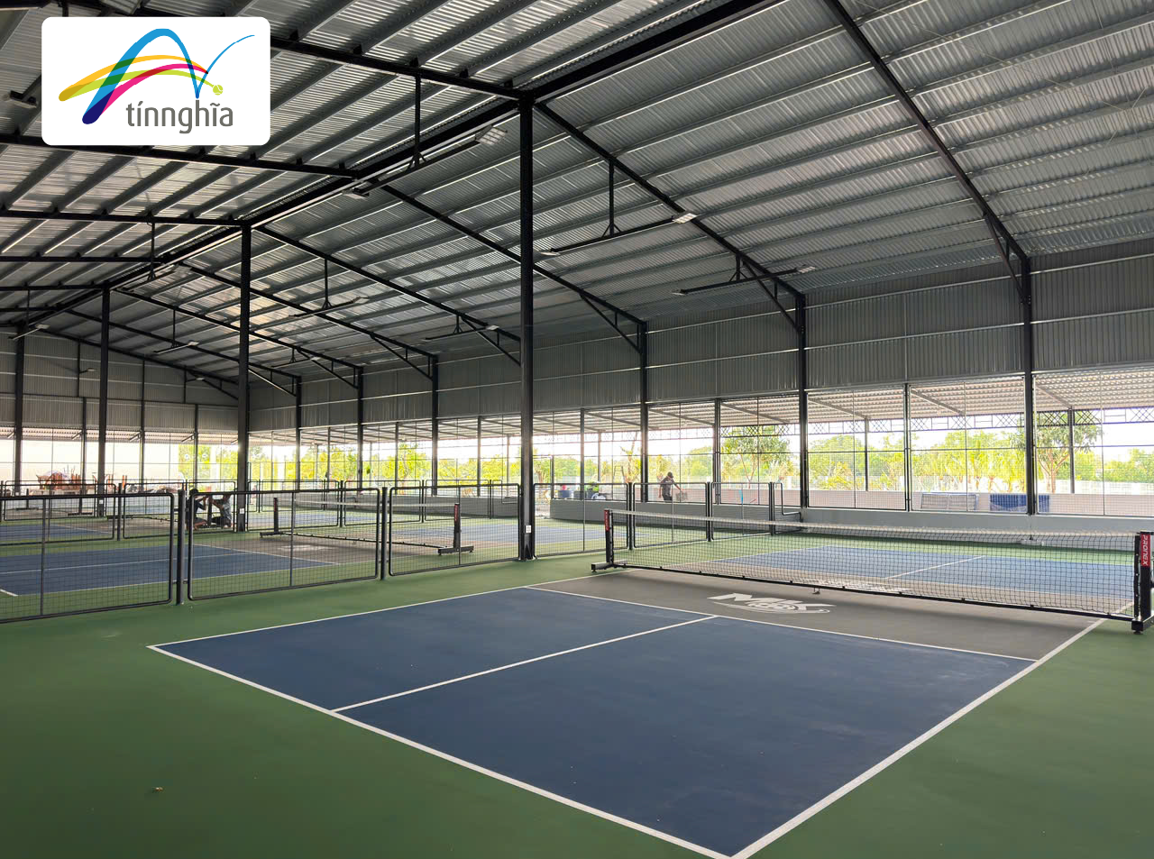 Bàn Giao 4 sân Pickleball cho Chủ đầu tư Anh Thuận ( Nhà xe Hoà Thuận - Giá Rai TP.Cà Mau )